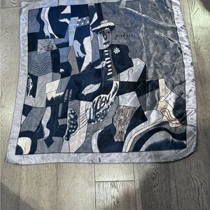 Vintage Picasso Cubist art Silk Scarf